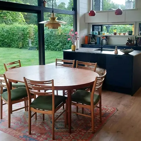 Modern House With Kayaks Near Mols Bjerge *